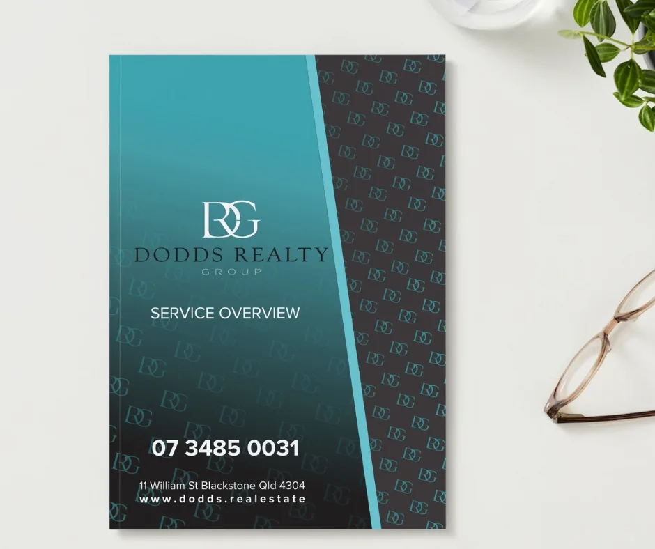 Cover of the Dodds Realty Group Service Overview magazine